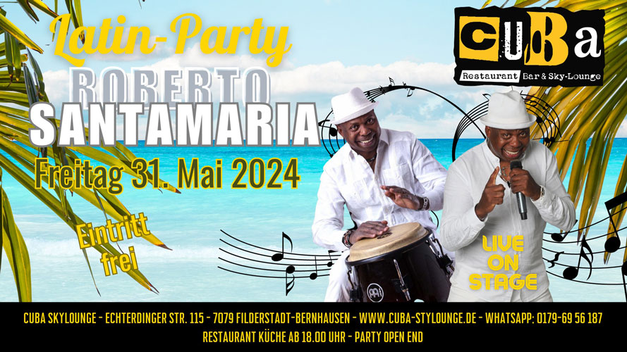 Latin-Party mit Roberto Santamaria